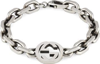 gucci homme bracelet|interlocking bracelets men.